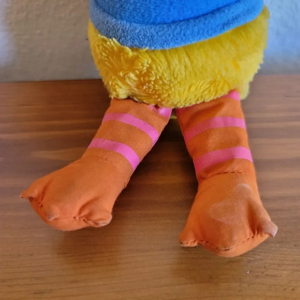 Vintage Big Bird small plush toy Hasbro softies Sesame street